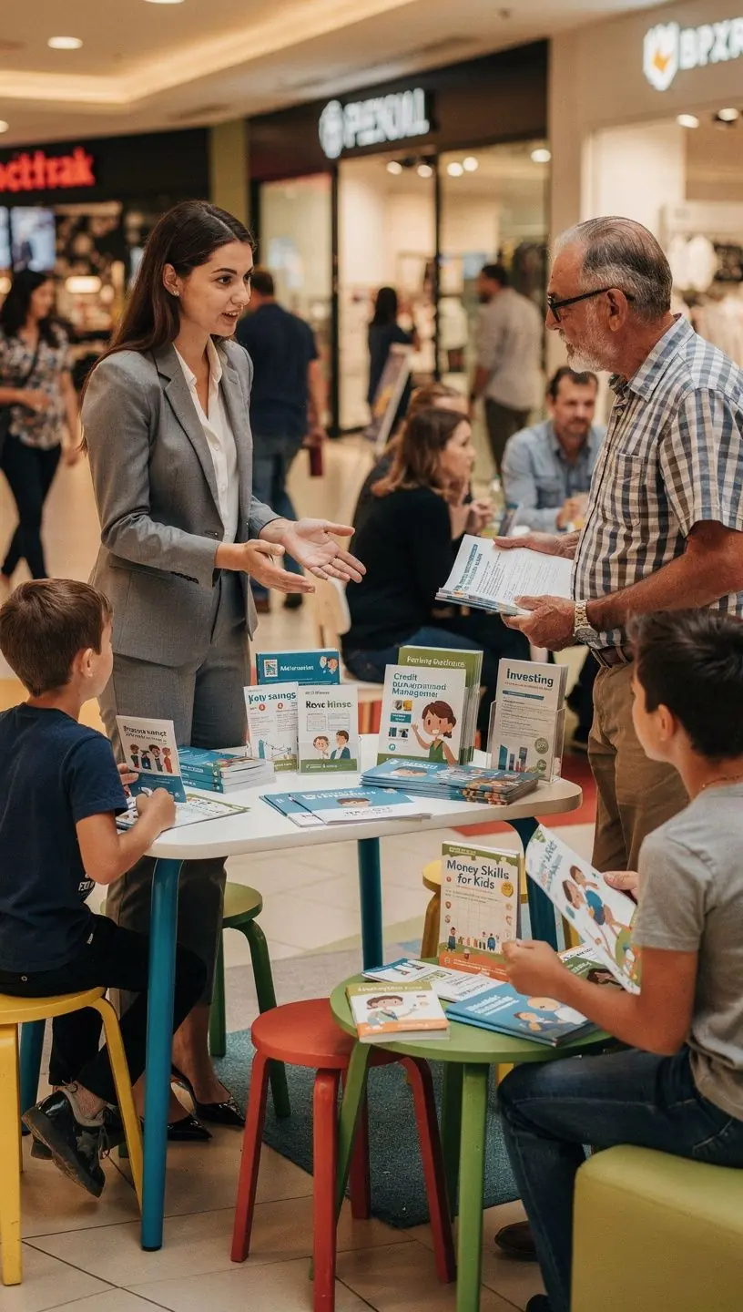 Részletes pénzügyi tervezési könyv nyitva egy asztalon, mellette jegyzetfüzet és toll